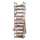 Brown - 17" Wide - 10 Tier