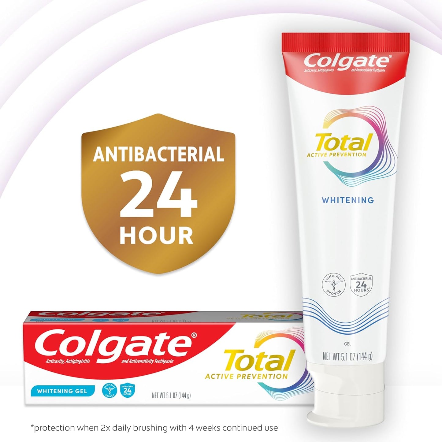 5.1 oz tube size sold in a 4-pack for extended supply and value