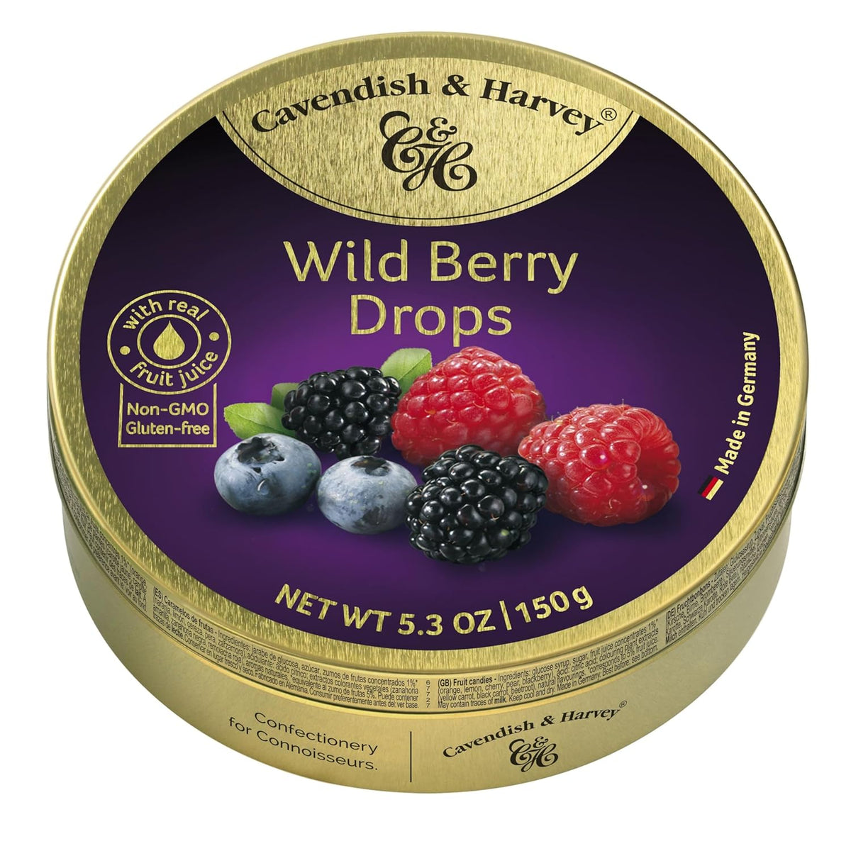 5.3 oz reusable metal tin with 45% recycled steel content