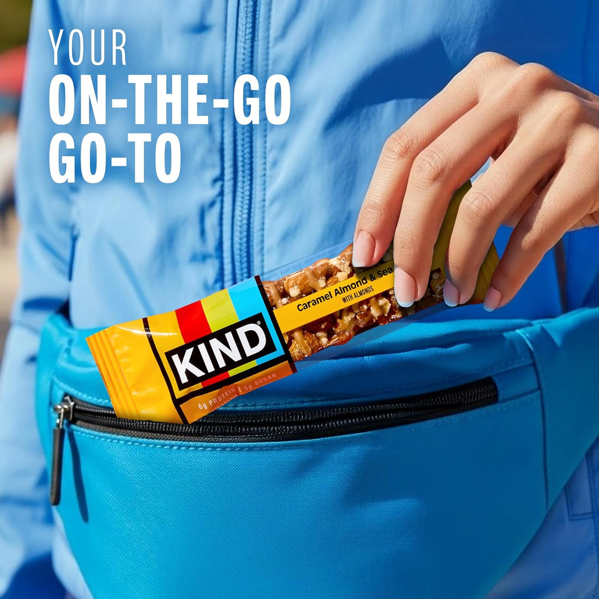 5-7g protein and high fiber content per 1.4oz bar