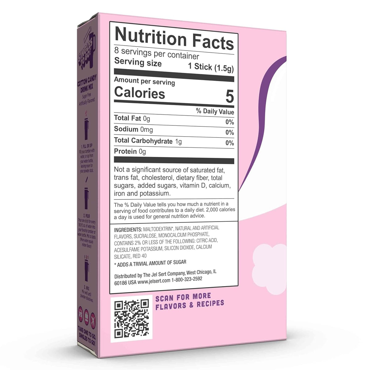 5-calorie per single-serve powder packet