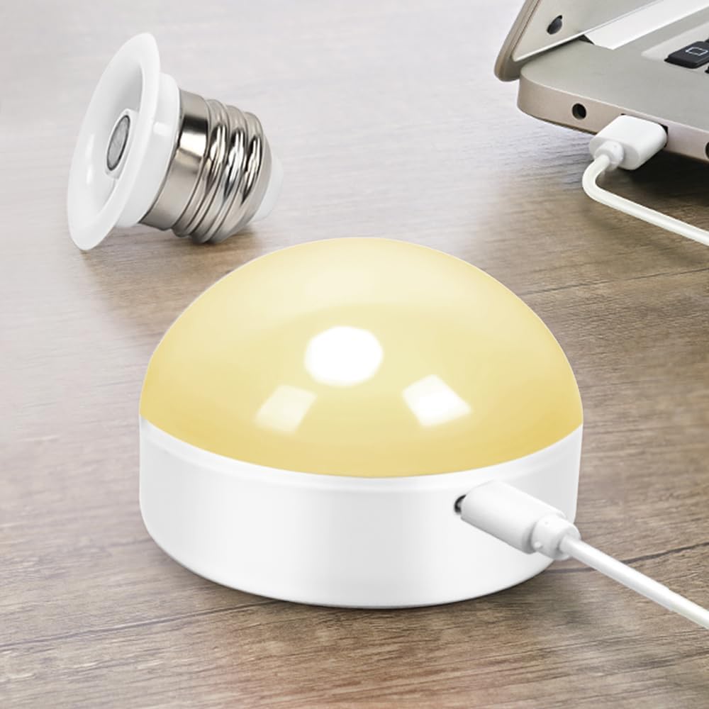 5 dimmer levels and 3 auto-off timer settings via infrared remote