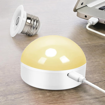 5 dimmer levels and 3 auto-off timer settings via infrared remote