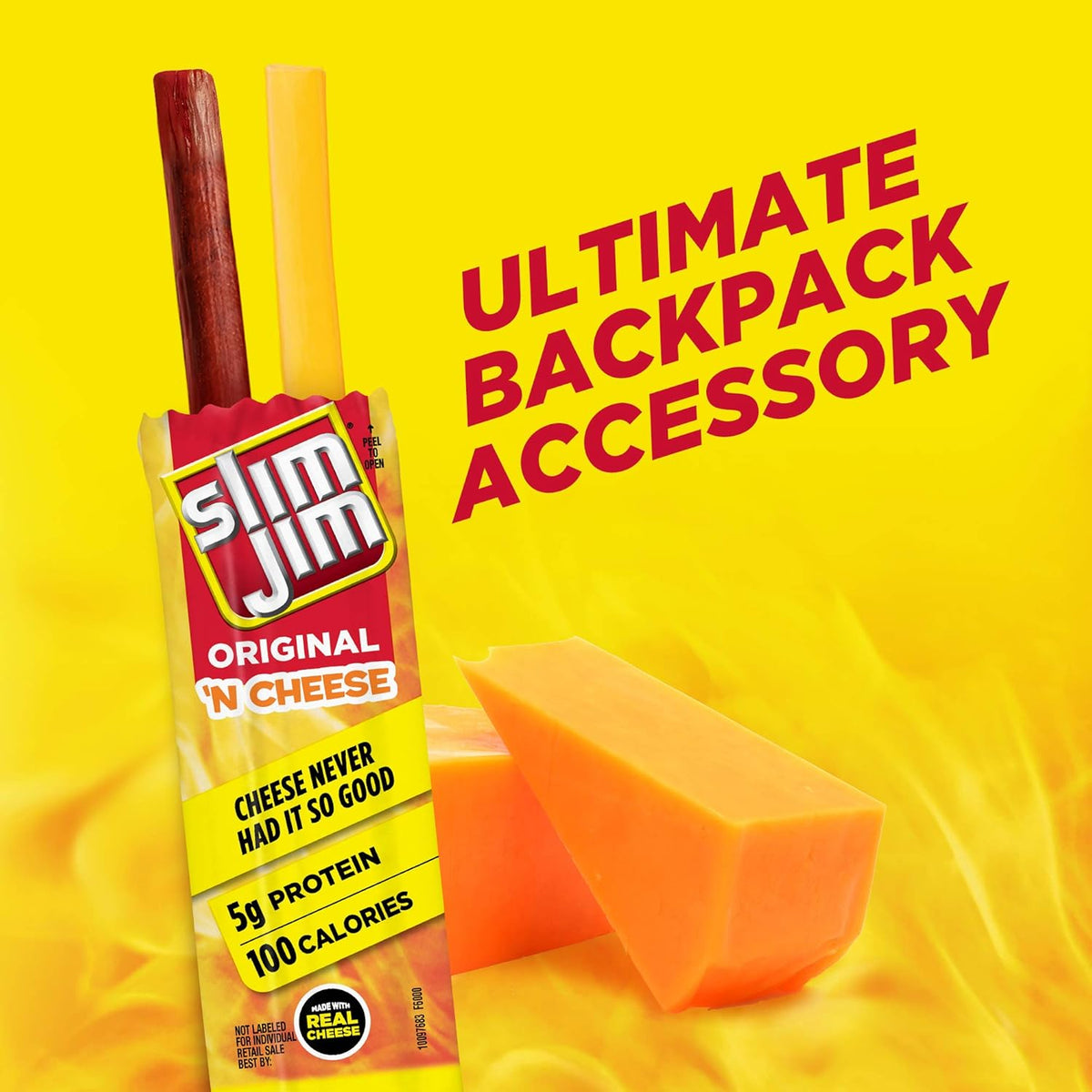 5 grams of protein per single-stick serving from a beef, pork, and chicken smoked stick