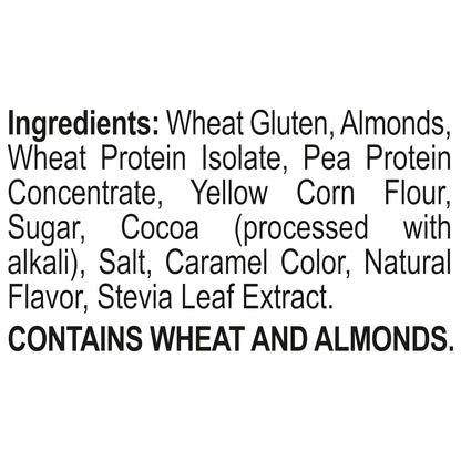 5 grams of sugar per serving, sweetened with stevia leaf extract