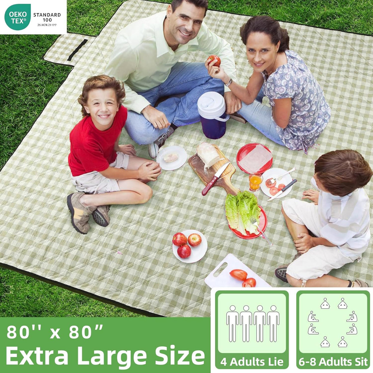 5-layer construction with 100% polypropylene top, middle, and backing
