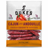 Duke's Smoked Andouille Sausage Shorties – Guilt-Free Gluten-Free Snack with Zero Added Sugar, 7g Protein, 5 oz