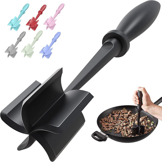 5 wide beveled pinwheel blades for faster chopping and crumbling