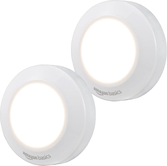 50-lumen led with tap-push on/off lens activation