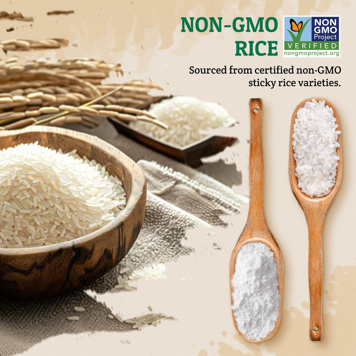 52USA Glutinous Rice Flour – Single-Ingredient Pantry Staple for Clutter-Free Kitchens