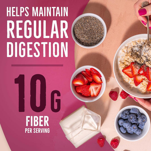 5350mg omega-3 and 10g fiber (37% dv) per serving