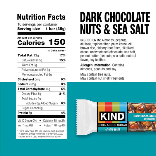 5g protein per bar from almond and peanut base