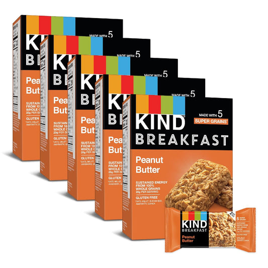 5g protein per serving from peanuts and whole grains
