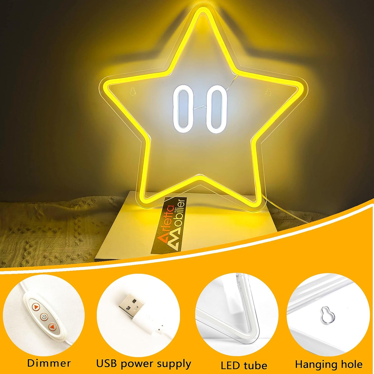 5v low-voltage usb power (usb cable included) — no heat, low energy use