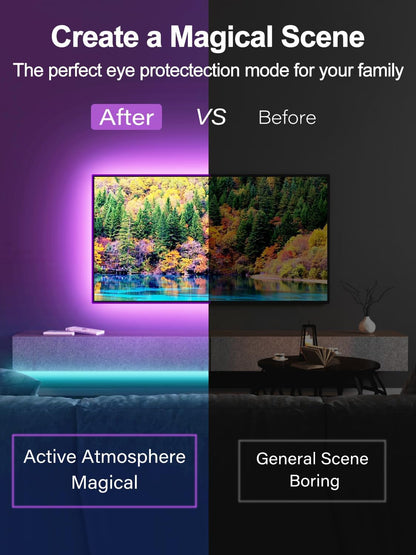 5v usb power input compatible with tv usb port, laptop, power bank, or charger