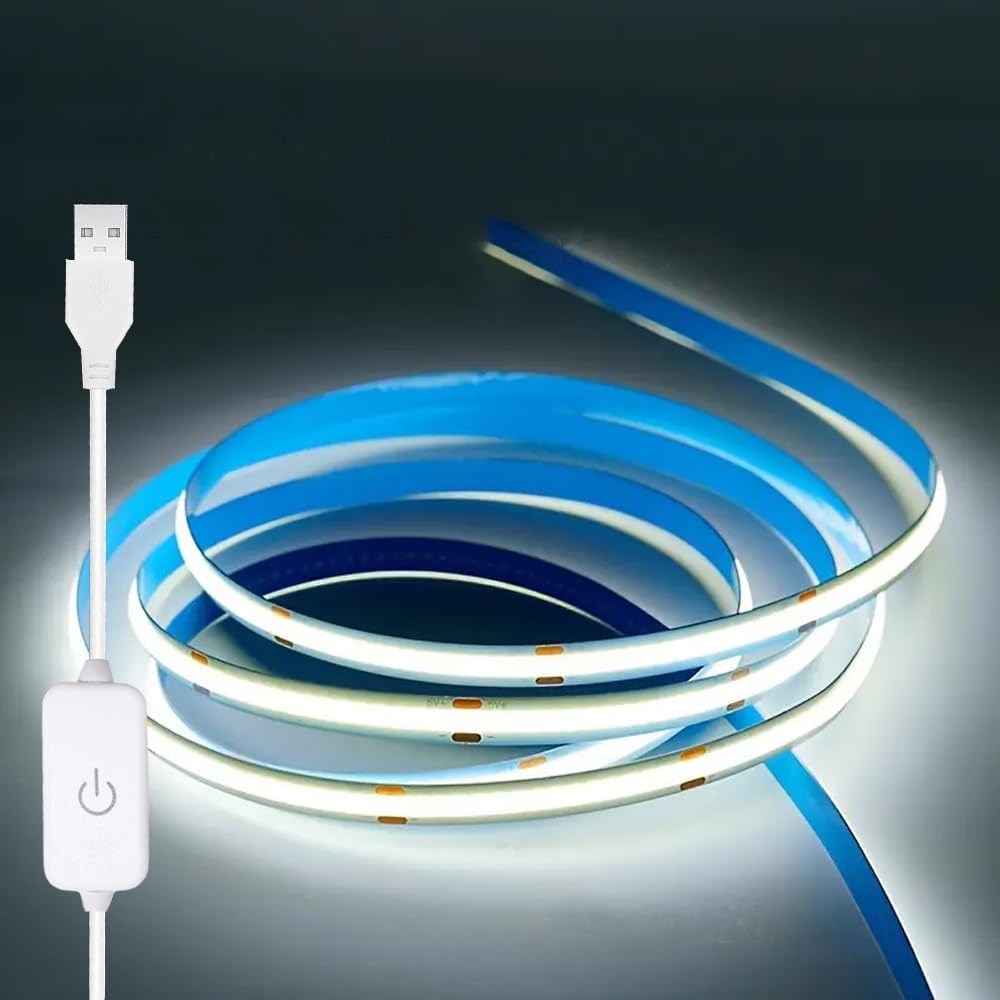 5v usb-powered input compatible with power bank, computer, tv, or phone charger