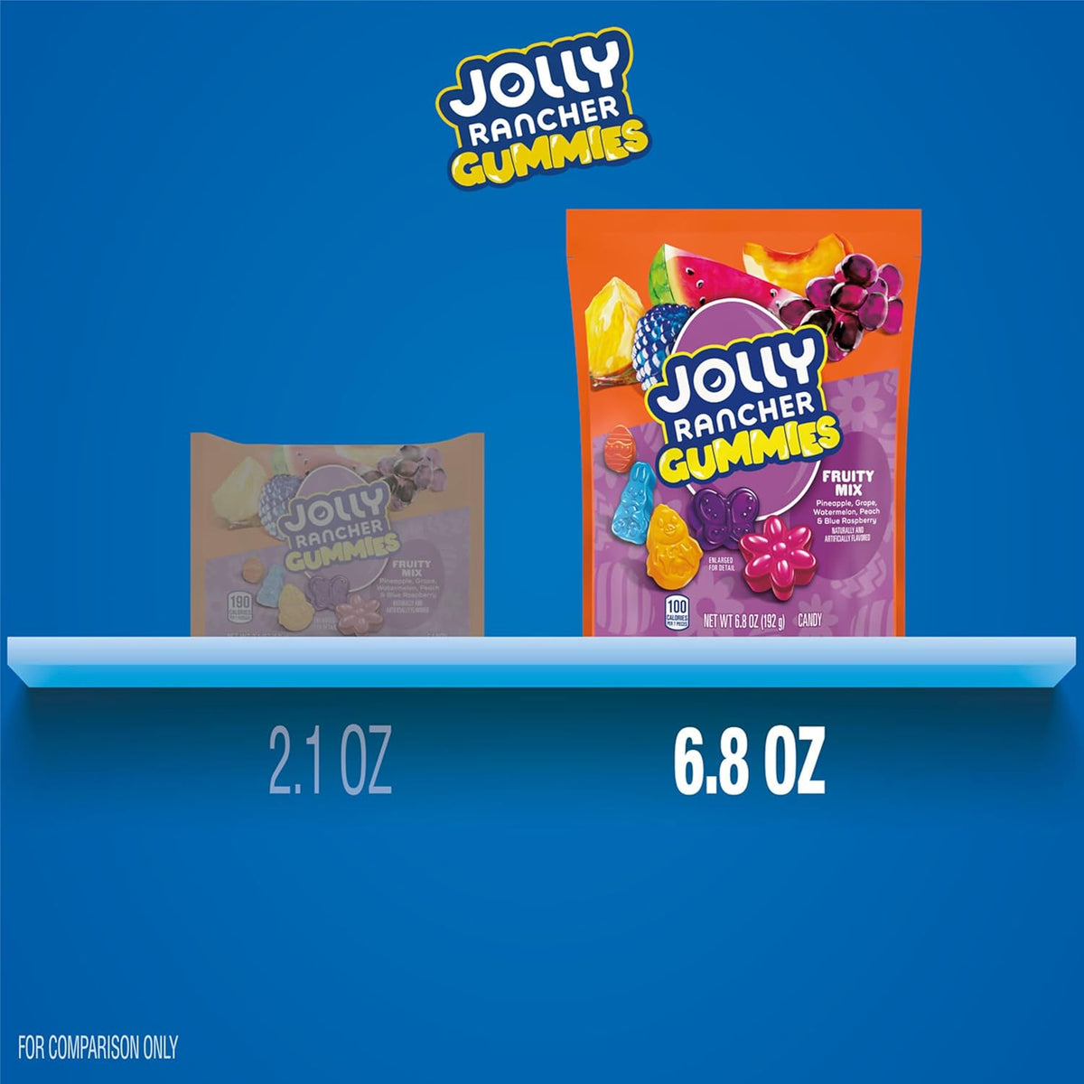 6.8 oz bag size suited for individual households or small gatherings