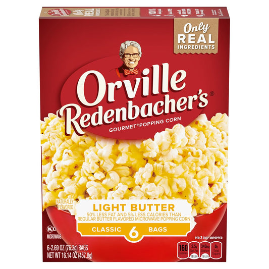 6 individually wrapped classic 2.69 oz (76.3 g) microwave bags per package