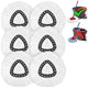 6pcs 1-Tank Mop White