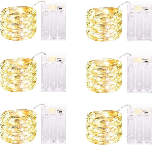 6-pack of 40-led strings totaling 240 lights across 78 feet