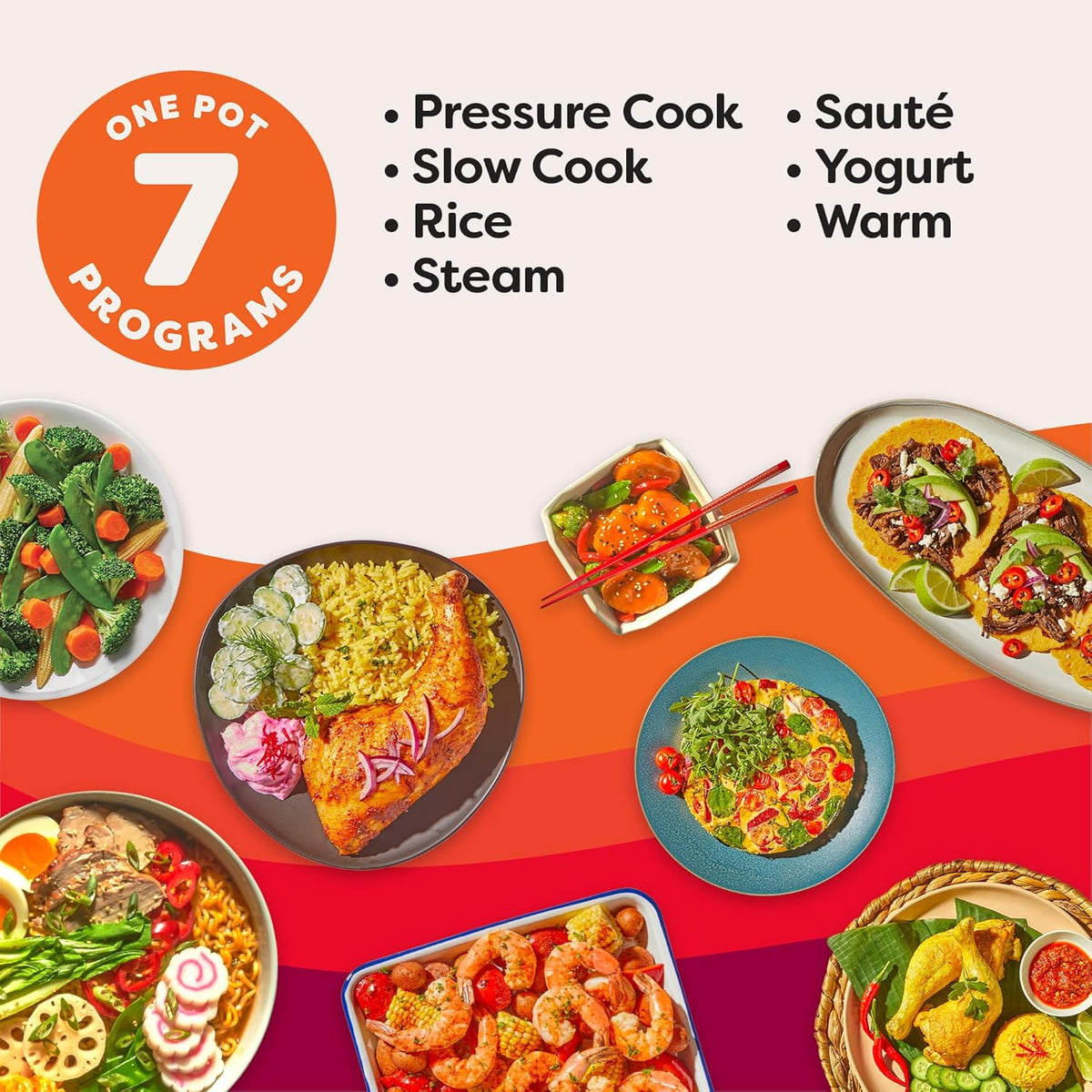 6-quart stainless steel inner pot with tri-ply bottom for stovetop-quality searing