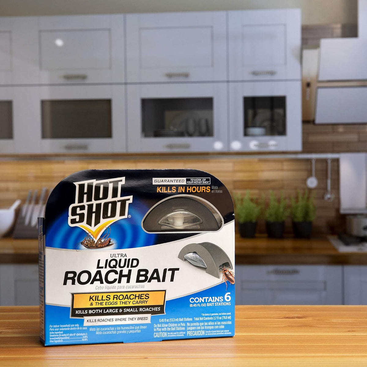 6 ready-to-use bait stations per pack (available in pack of 1 or pack of 6)