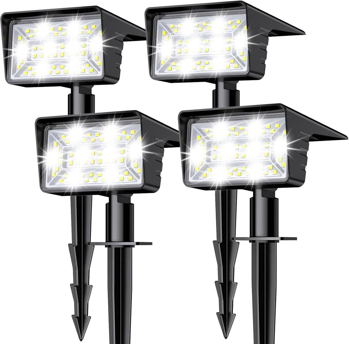 60 leds per fixture delivering up to 700 lumens of bright, focused spotlight output