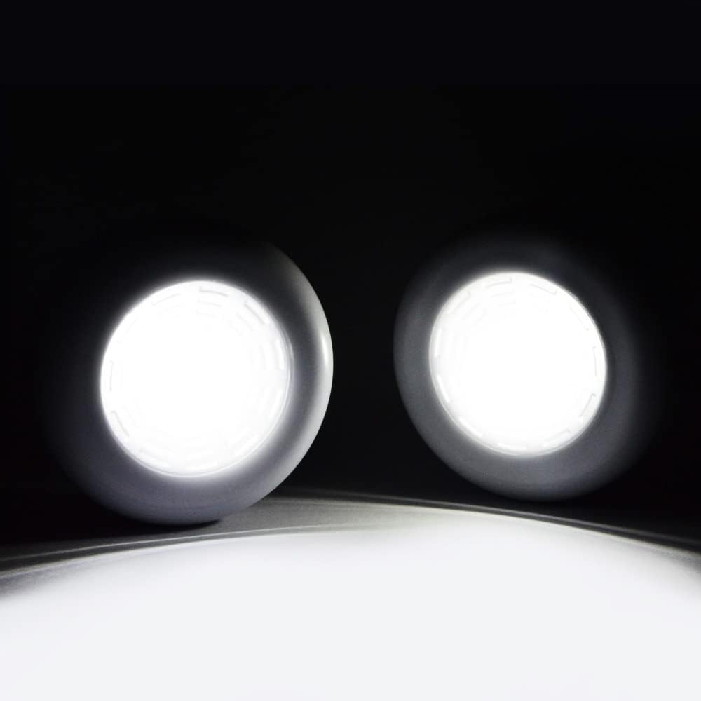 60-lumen led output with 170-degree wide beam angle for broad coverage
