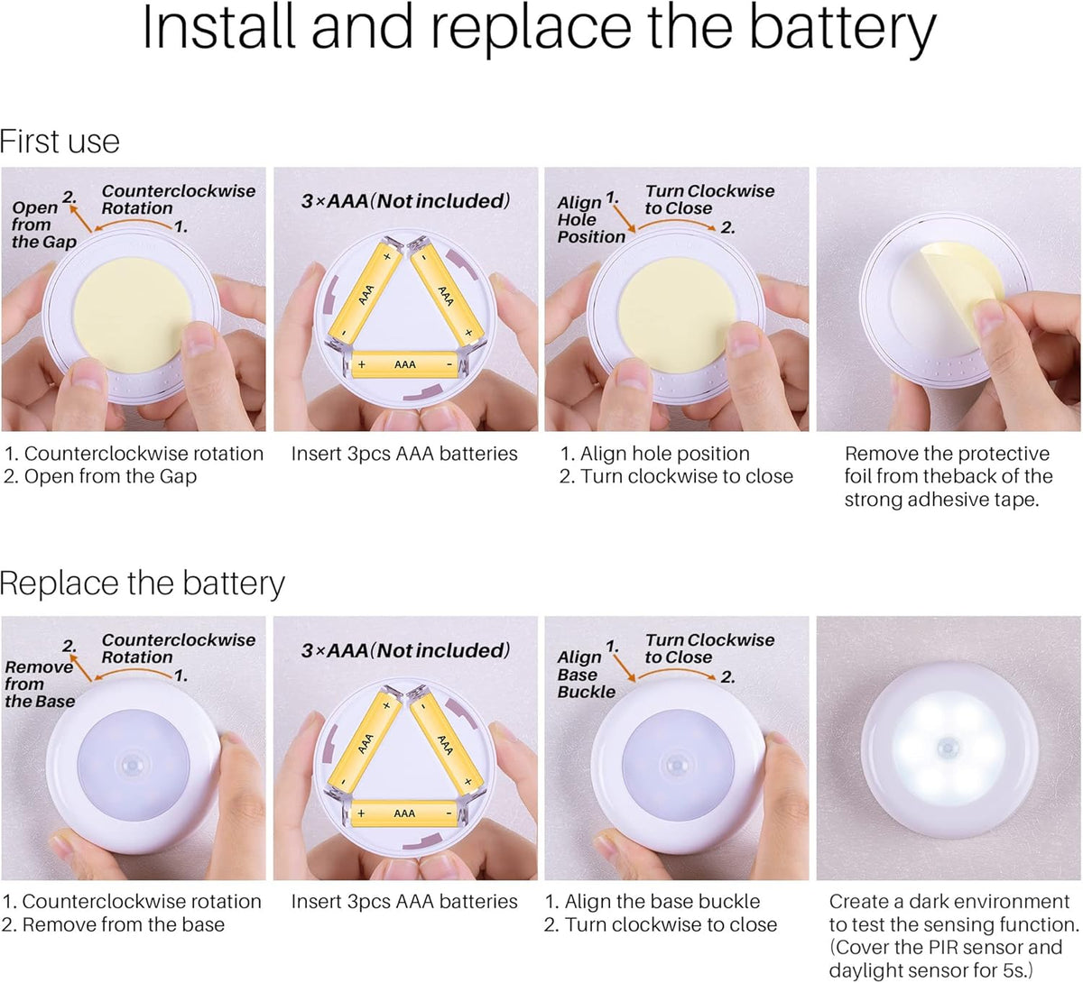 60 lumen output from 0.5w led at cri 90 and 6500k for vivid color rendering