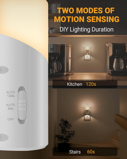 60-second and 120-second auto-off timer plus ambient light sensor
