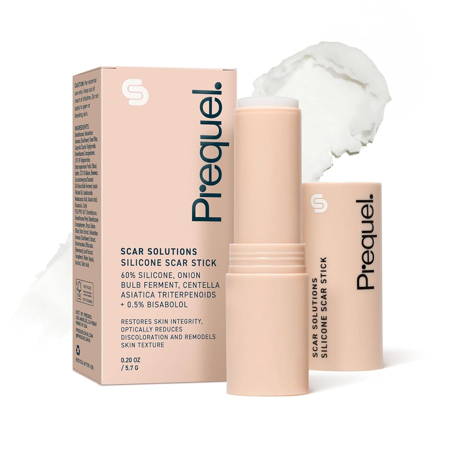 60% silicone concentration in a thick, velvety solid stick film