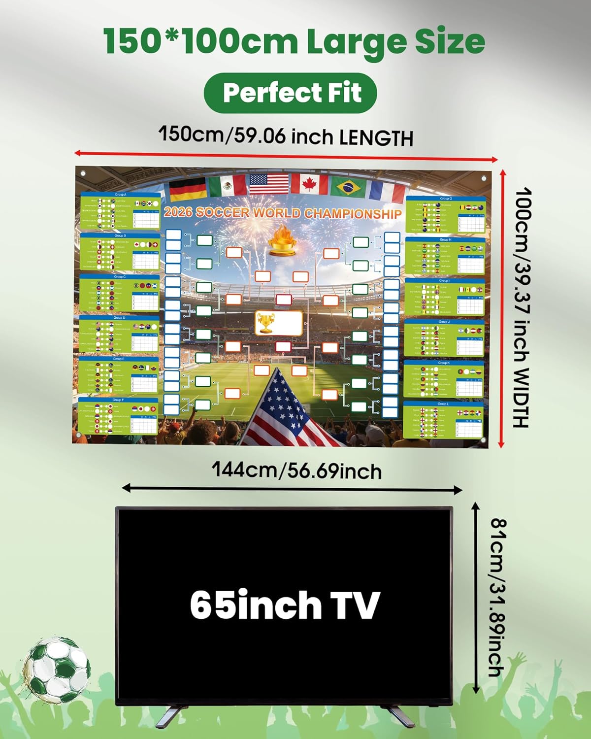 64 reusable country flag stickers for bracket tracking