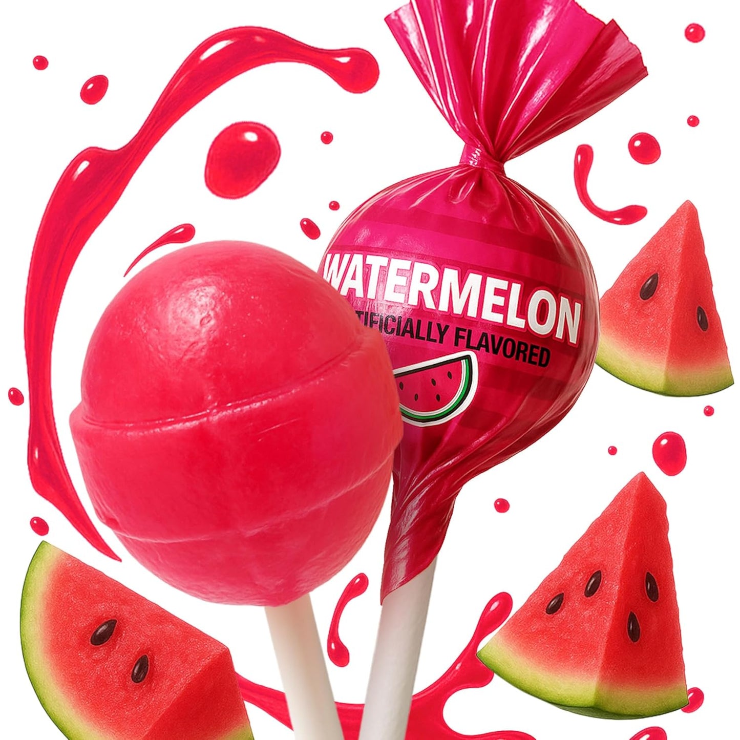 65 individually wrapped lollipops per bulk pack