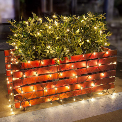 6ft x 4ft mesh net with 150 incandescent mini bulbs