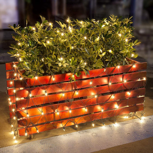 6ft x 4ft mesh net with 150 incandescent mini bulbs