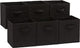 Black - 10.5"x10.5"x11" (Pack of 5)