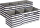 White/ Light Grey Stripe - 10.5"x10.5"x11" (Pack of 30)
