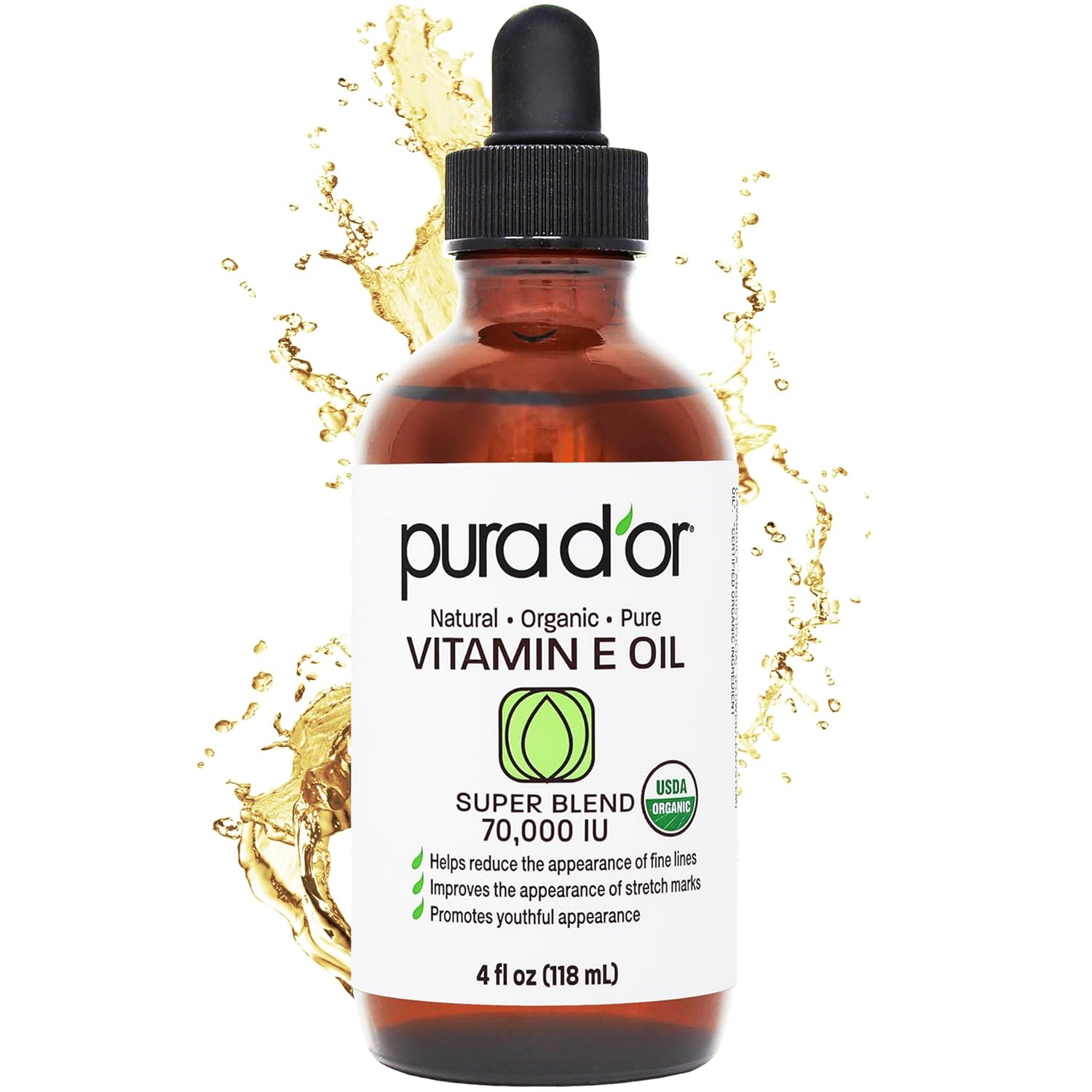 70,000 iu vitamin e derived from organic botanical oils