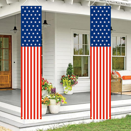 72"l x 12"w large-format vertical banner design