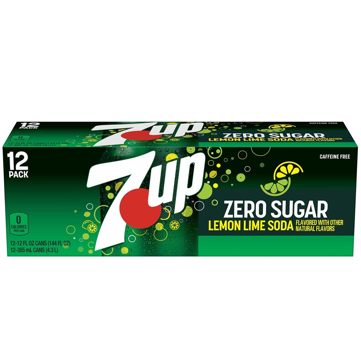 7UP Zero Sugar Soda, 12-Pack Cans – Portable Lemon-Lime Refreshment for Patio Cookouts
