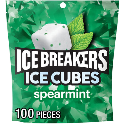 8.11-ounce resealable pouch containing 100 individual gum cubes