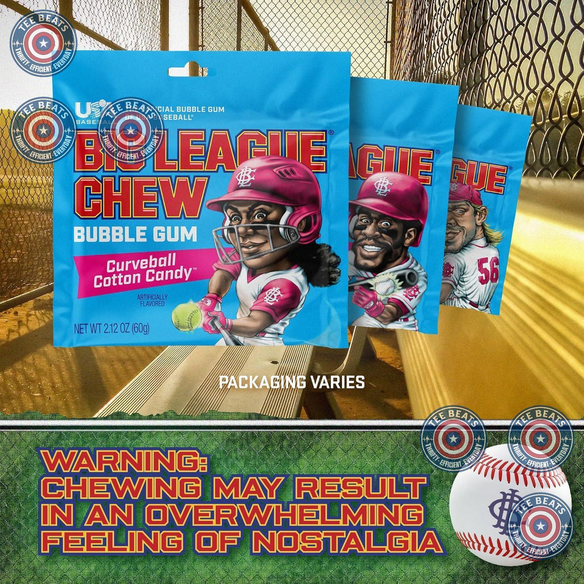 8 available flavor variants including blue raspberry, grape, cotton candy, original, peppermint, strawberry, watermelon, and sour apple