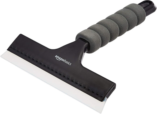 8-inch silicone rubber blade with dual edges for both push and pull strokes
