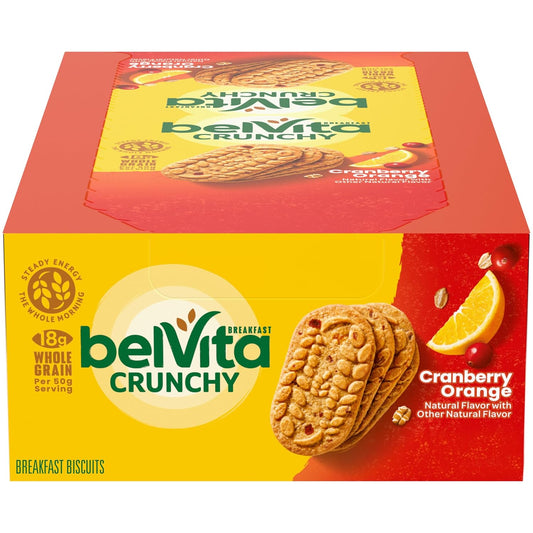 8 individually wrapped packs of 4 crunchy biscuits each (32 biscuits total, 14.08 oz)