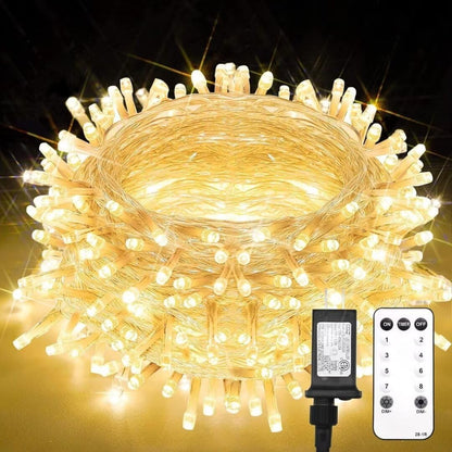 8 lighting modes with 4-level dimming (25%-100%) controlled via rf remote