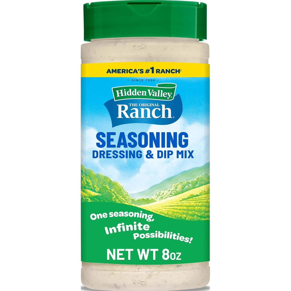 8-ounce canister with airtight powder format for long shelf life