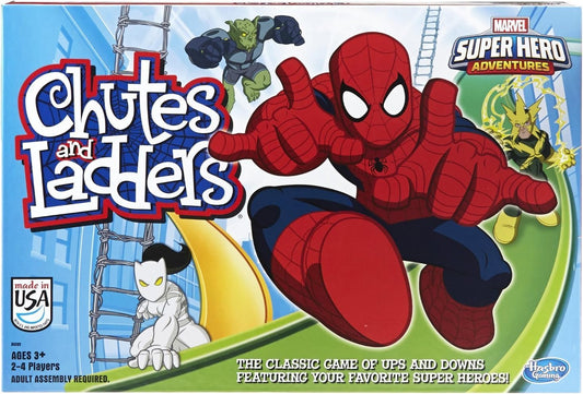 8 spider-man character pawns including heroes (spider-man, white tiger, iron spider, power man, black cat) and villains (venom, green goblin, rhino)