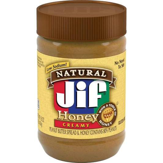 80% peanut content with real honey blended in