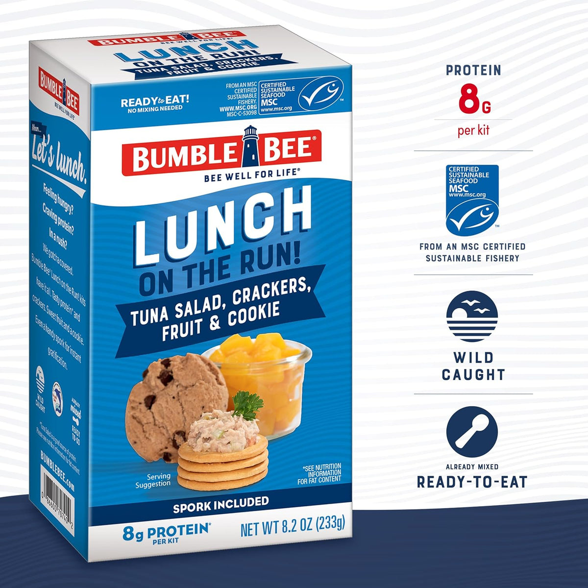 8g of protein per kit for a filling lunch