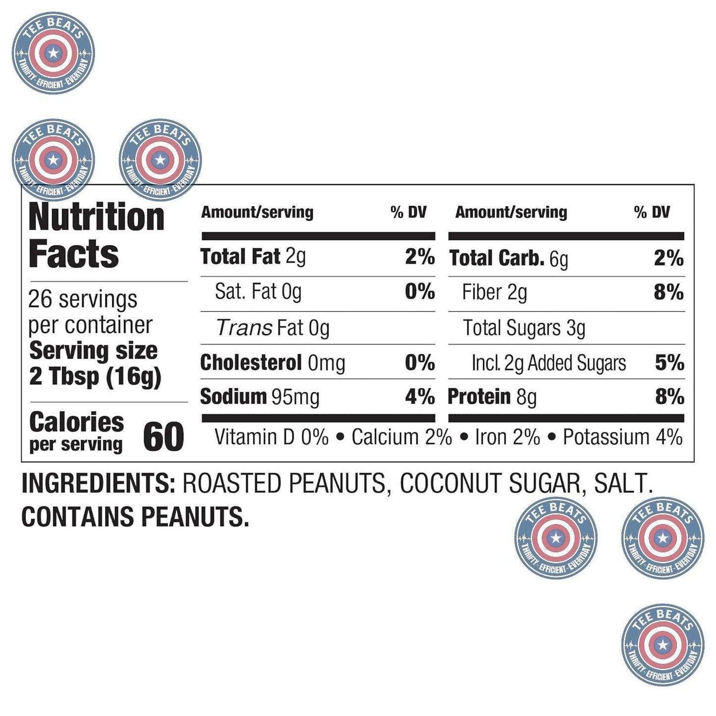 8g plant-based protein per serving